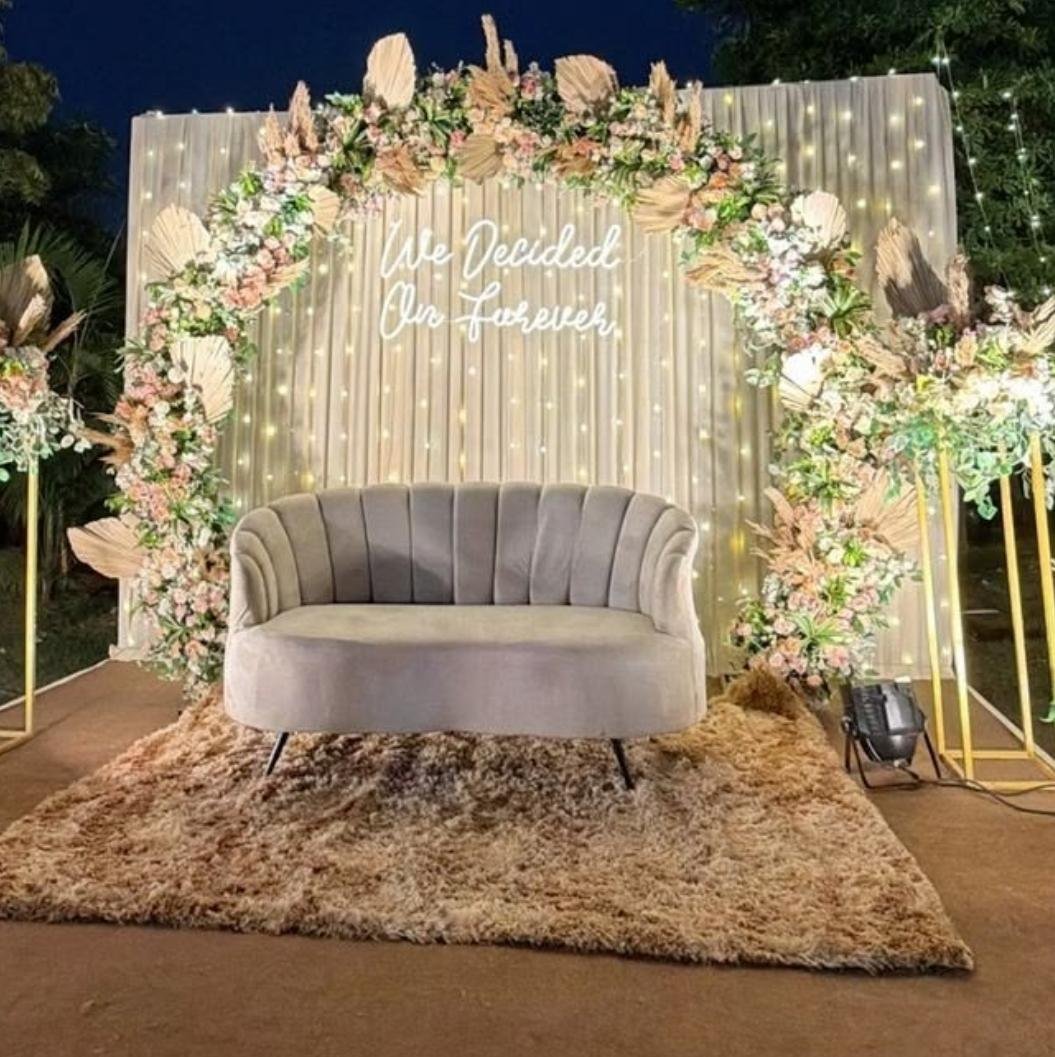 Forever floral arch