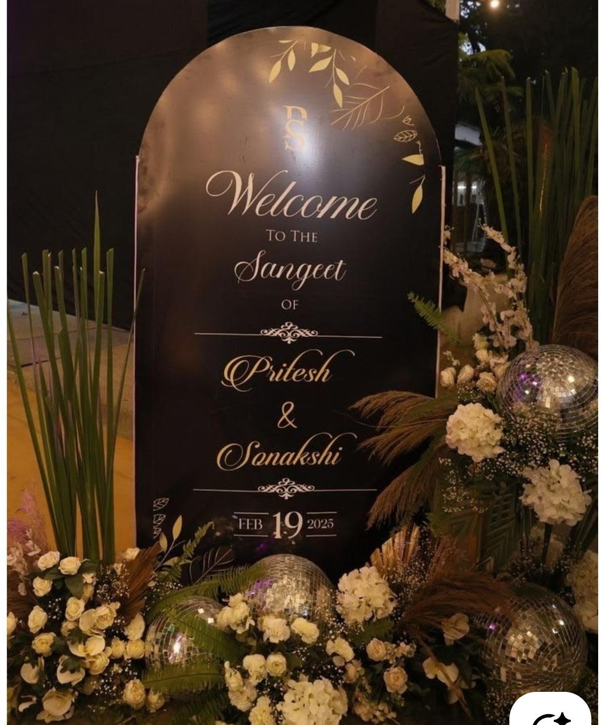Sangeet welcome